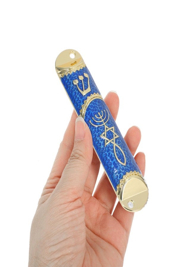 مزوزة معدنية كلاسيكية من HOLIDYOYO مع لفافة، زينة دينية للباب، سهلة التركيب، هدية يهودية ذات مغزى لبركة المنزل، تصميم عتيق لإطار الباب - Image 2